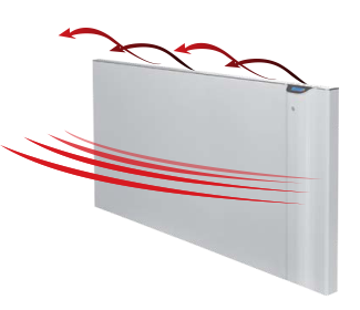 width= Radiatore elettrico wifi bianco 1000w