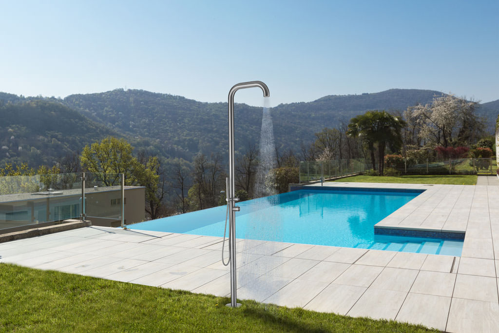 Acquavapore Modena DOCCIA da giardino piscina in acciaio inox doccia colonna doccia HB-SL 