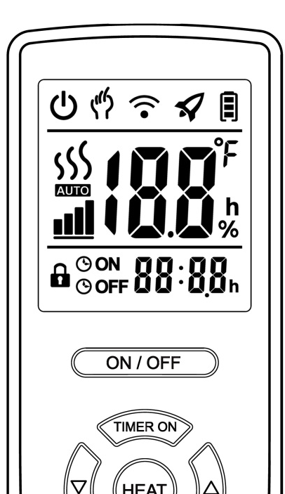 Instruction manual wif-fi electric heaters operated by App