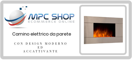 Sined Caminetto Amiata Chimenea Eléctrica de Pared 1500W