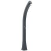 Prodotto Outlet - Doccia solare Made in Italy HAPPY XL Colore Antracite Doccia a riscaldamento solare in Polietilene HD Serbatoio 35 Litri Altezza 220 cm Doccia da giardino e piscina ecologica con Miscelatore Acqua Calda e Fredda Arkema H400 7016 acqua ma