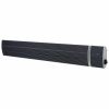 Outdoor Infrared Heater Series A7 Ir-c Long Wave Infrared No Light Emission. Heating Element Made Of Extruded Aluminum Alloy, Ceramic Paint Black 1800w Water Proof Ip65, Suitable For Dust And Rain Outdoors