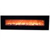Caminetto Elettrico Da Parete Sined Modello Stelvio In Acciaio e Vetro. Potenza Massima Riscaldante 1500w. Realistico Effetto Fiamma Led Regolabile In 6 Livelli Di Intensit Luce Telecomando Incluso. Certificato Per Casa, Ufficio, Attivit Commerciali