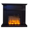Black Electric Fireplace For Decorating