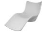 CHAISE LONGUE CASSIOPEA swimming pool lounger white, garden, sea made of high quality polyethylene, UV resistant, ergonomic, lightweight and easily sanitized. Modern design for all outdoor and indoor environments. Dimensions 212x89x103cm