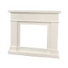 Creamy White Electric Fireplace Frame