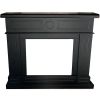 Black Electric Fireplace Frame 