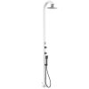 White Shower With Led Shower Head 