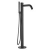 Black Bathtub Faucet With Hand Shower 