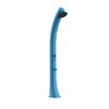 Doccia Solare Sined Sole Xxl Blu Con Struttura Curva In Polietilene Hd Per Giardino e Piscina Altezza 226,6 Cm Soffione Rotondo Diametro 20 Cm Serbatoio 40 Litri Rubinetto Lavapiedi Accessori In Metallo Colore Nero In Regalo Filtro Anticalcare e Copertura