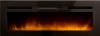 Caminetto elettrico da incasso Chemin Arte Elysee 5XL Nero della Efydis Potenza 2000W con telecomando Camino elettrico di grandi dimensioni 182x16x45 cm Effetto fiamma a colorazione regolabile Termostato e Timer 8 ore