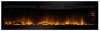 Large indoor fireplace Elysee 3XL with LED flame effect 12 colours Remote control included Power 2000W with thermostat Structure in Steel and Black Glass Measurements 152x16x45cm. Built-in or wall mounting for environments up to 30 square meters