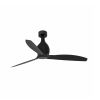 Ventilatore Senza Luce Mini Eterfan Nero Opaco 32030 Ventilatore Da Soffitto 3 Pale Diametro 128 Cm Altezza 45 Cm Motore Dc a Risparmio Energetico 6 Velocit Telecomando Incluso Ventilatore Con Funzione Inversa