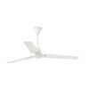 Ventilatore Da Soffitto Faro 33001 Bianco Con Interruttore a Parete. Modello Indus. Stile Tradizionale. 3 Pale In Acciaio. Larghezza 140 Cm. 44 Cm Dal Soffitto. 6 Velocit Con Motore Ac 16-48w. Ventilatore Da Soffitto Senza Luce.