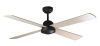 Ibiza 33288 Ceiling Fan Without Light Mpcshop Brown Ceiling Fan With 4 Reversible Wooden Blades In Mahogany And Bleached Oak 3 Adjustable Speeds Operated By Remote Control