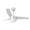 Ventilador De Techo Gris Con Luz Easy