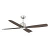 Ceiling Fan Without Light Mpcshop Molokai 33475 Diameter 125 Cm 4 Dark Walnut Blades In Abs 6 Adjustable Speed Remote Control Included Quiet And Low Consumption Dc Motor Summer Winter Function Led Light Kit Available