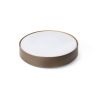 Kit Luce Marrone 33490k Adatto Per Ventilatore Da Soffitto Typhoon a Kit In Policarbonato Diametro 20 Cm Con Incluso Led Smd 16w 3000k 900lm