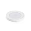 Kit Luce Bianco 33513 Adatto Per Ventilatore Da Soffitto Cies Kit In Abs e Policarbonato Diametro 23 Cm Con Incluso Ac Led 18w 3000k Dimmerabile