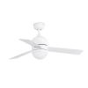Ventilador De Techo Blanco Con Luz Cebu