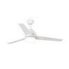 White Steel Ceiling Fan White Tabarca 33752 Modern Fan With Remote Control 3 Speeds And 3 Reversible Blades In Wood White Plywood And Maple Diameter 132 Cm Winter Summer Function Requires 2 Bulbs E27 Max. 15w Led Not Included