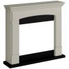 Cornice In Legno Per Caminetto Elettrico Helmi Per Inserto Elettrico Tagu Powerflame Struttura In Legno Colore Beige Chiaro Misure Lxpxh 107,2x24,5x95,2 Cm