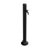 Black Aluminum Garden Fountain Si
