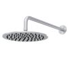 Kit Braccio Soffione Inox 30cm Parete