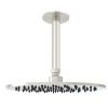 Kit Braccio Soffione Inox 25cm Soffitto