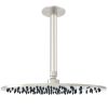 Kit Braccio Soffione Inox 30cm Soffitto