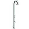 Sined Aluminum Gray Shower. Hot And Cold Water With Square I-switch Showerhead With Lcd Thermometer. Double Water Connection, Bottom And Side. Can Be Placed Outside Or Inside The House. Super Accessorized h 223.5 Cm. For Outdoor And Home.