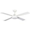 Ventilador de techo blanco sin luz