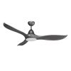 Onda DC nero ABS 1320mm Luce 18W 3k4k5k