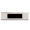 Discover the elegance and durability of the handcrafted Sined Arosio 150 Gray Wood Fireplace Cabinet. Designed to accommodate the Sined Vulture 150 electric insert, this cabinet features a light gray wood frame and doors in Sian Grey, complemented by an