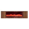 Low Sideboard With Electric Fireplace