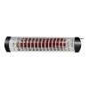 Infrared Radiator Mo-el Sharklite 1800w Plug Shuko Black Moel-718n Infrared Lamp Power 1800w Ip55 Suitable For Surfaces 8-10 Sqm Including Wall Bracket Dimensions 912x150x100 Mm Weight 1.5 Kg Made In Italy 