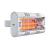 Professional infrared heating lamp white Moel 791LGW Hathor Infrared lamp including wall bracket Power 2000W Coverage 9-12 sqm Weight 2 kg Emission IR-A Lamp with low light impact Infrared heater at best price