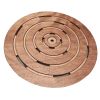 Piatto Doccia Rotondo Legno Okume
