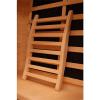 Comfort backrest made of solid wood for infrared and traditional steam saunas