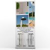 Rollup Showers Luna Sined, Italian Design In a World Exclusive. Introducing The New Luna Model Indoor Outdoor Showers From Sined. Rollup Item, Comes With Convenient Shoulder Bag.