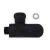 Oval Black Tap For Emi Showers 