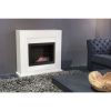 Bioethanol Fireplace Composed Of Riano Bioethanol Burner And White Mdf Frame To Be Painted As Desired Adra High Quality Easy To Place And Move. Economical Bioethanol Fireplace.