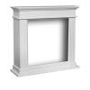 Fireplace surround Rubyfires Elda White varnished MDF Wood for Ruby Fires fireplaces Flandria Lucius and Riano