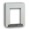 Fireplace Frame Ruby Fires Hamar In White Mdf Wood To Be Painted As Desired Frame For Electric Fireplaces Or Bio-fireplaces In Modern And Linear Style Matchable With Elski Electric Burner