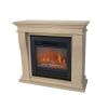 Complete White Electric Fireplace 