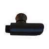 Black oval tap for showers series Emi