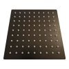 8 Inch Square Shower Head Black