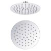 Round Shower Head 6 Inch Stainless Steel 