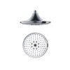 Pomme De Douche Ronde  Effet Pluie Diamtre 240 Mm Pomme De Douche Avec Capteur Infrarouge Et Lumire Led Qui Change En Fonction De La Temprature De L'eau. Corps En Abs Et Connecteur En Laiton 3 Fonctions De Jet Pluie, Brume, Colonne D'eau