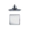 Square Rain Shower Head Infrared Sensor And Led Light Different According To The Water Temperature. Abs Body And Brass Connector 2 Functions Of The Jet Rain Or Waterfall Size 20x20 Cm Works With The Water Jet Only